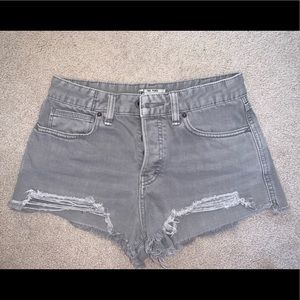 Free People Gray Shorts